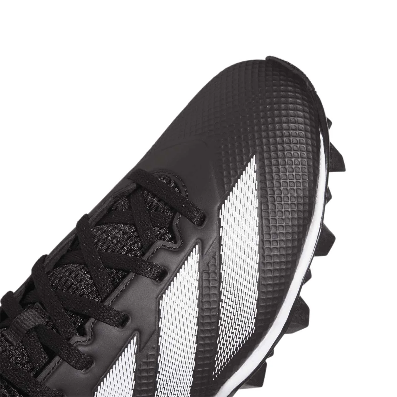 Adidas adizero Impact.2 Black/White Molded Cleats - Image 4