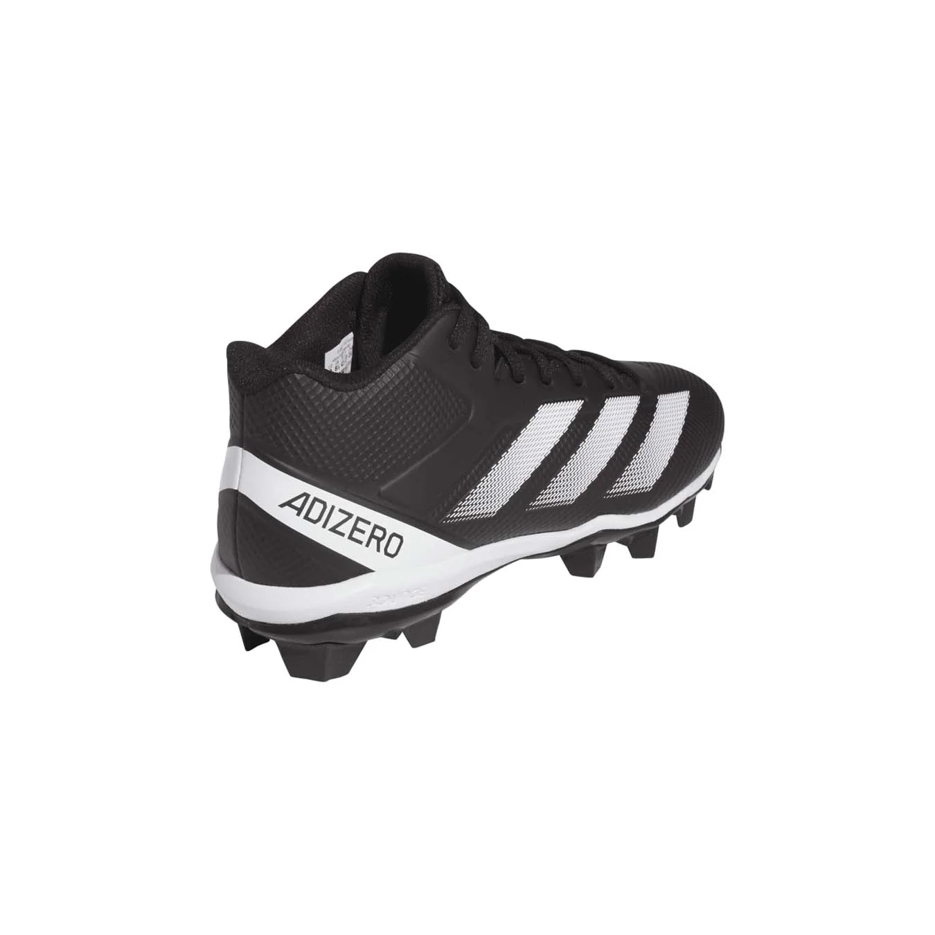 Adidas adizero Impact.2 Black/White Molded Cleats - Image 5