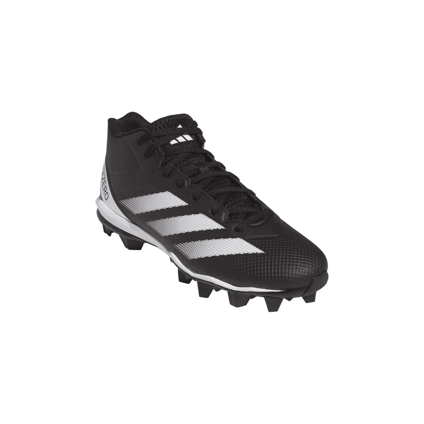 Adidas adizero Impact.2 Black/White Molded Cleats - Image 6