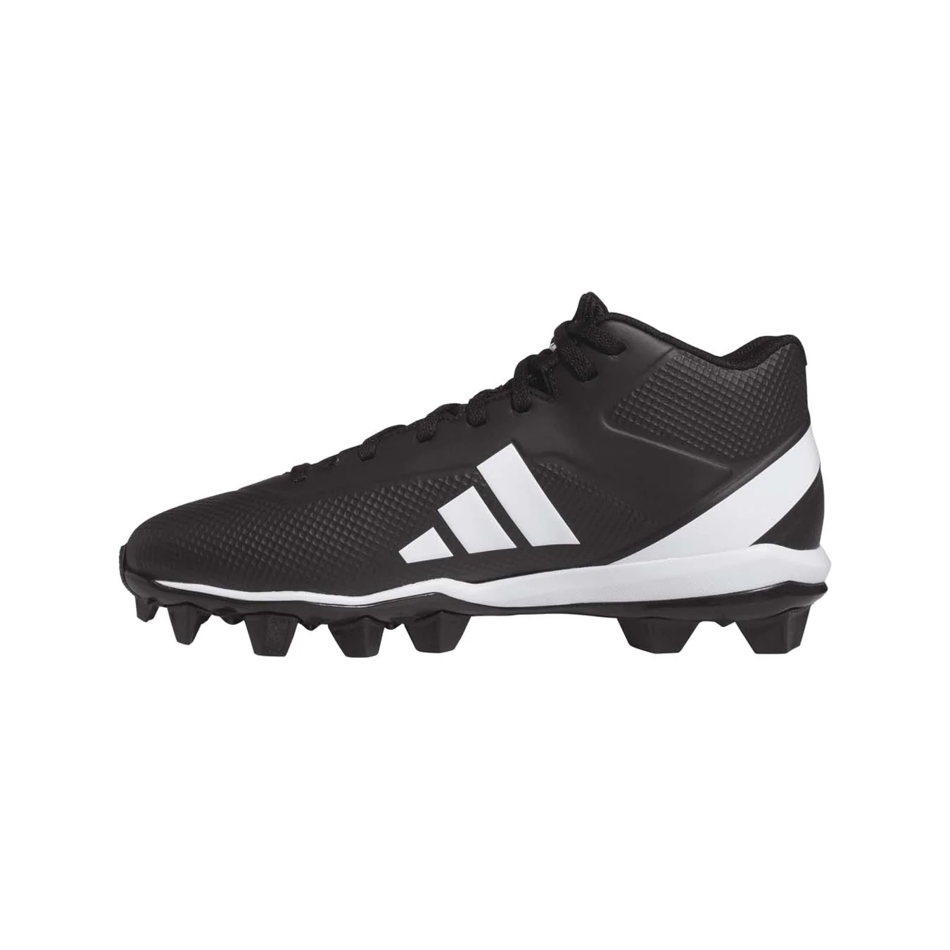 Adidas adizero Impact.2 Black/White Molded Cleats - Image 7