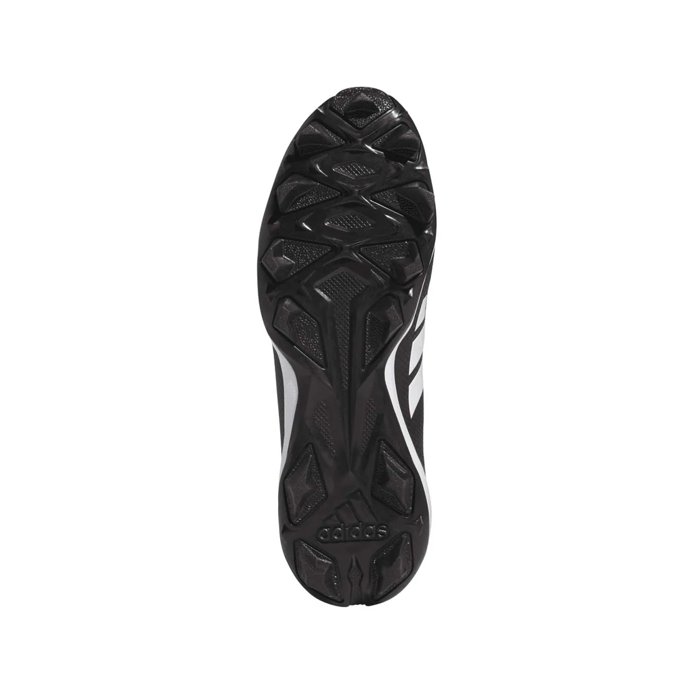 Adidas adizero Impact.2 Black/White Molded Cleats - Image 8