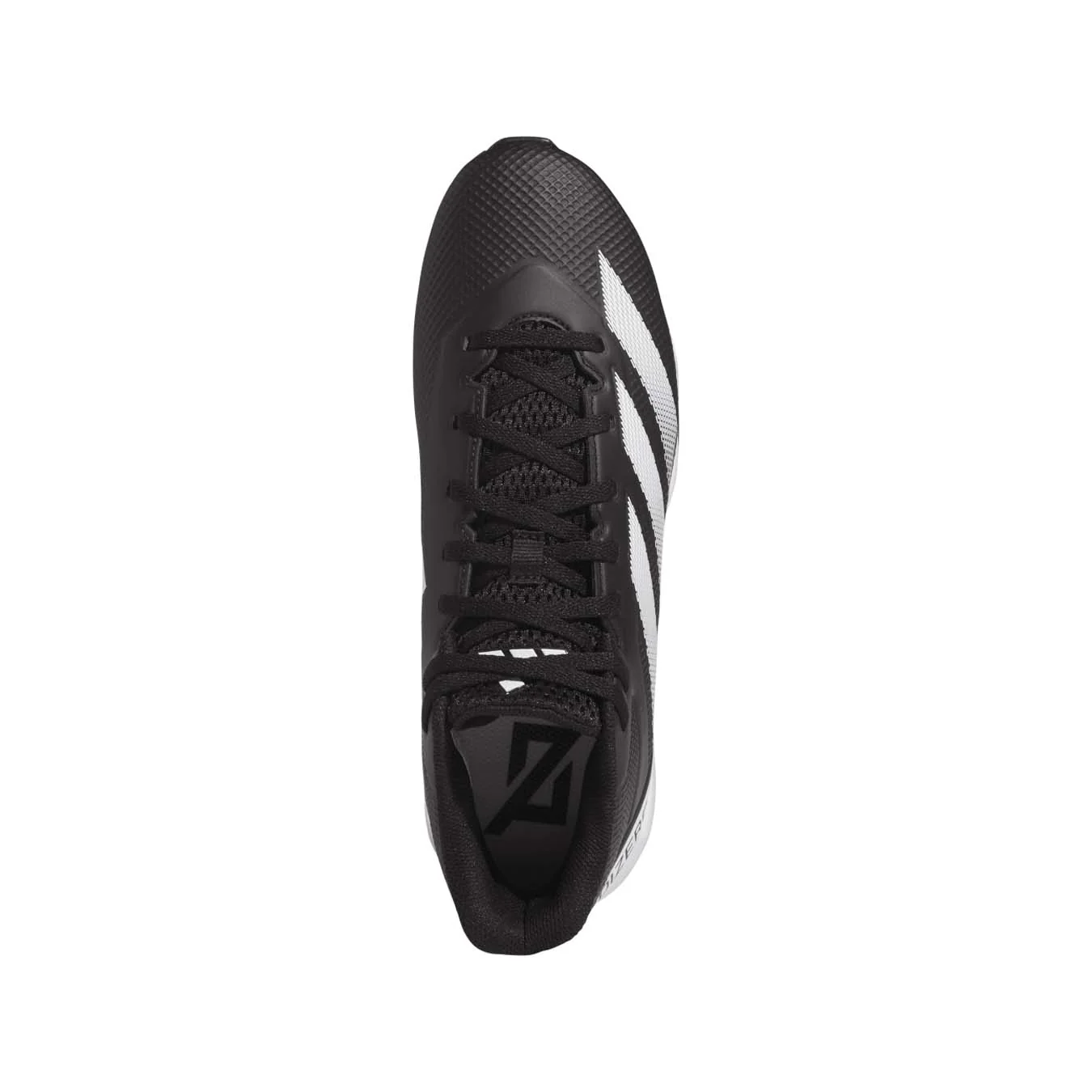 Adidas adizero Impact.2 Black/White Molded Cleats - Image 9