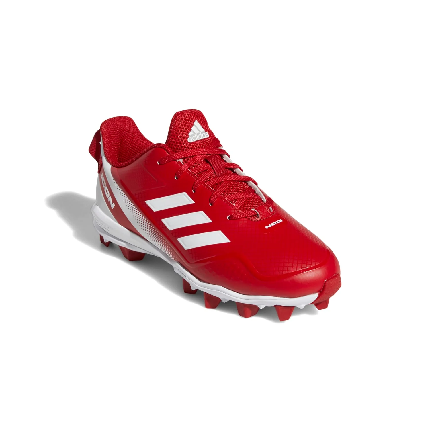Adidas Icon 7 Bounce Molded Youth Rubber Cleats Royal/White 5.5 - Image 13