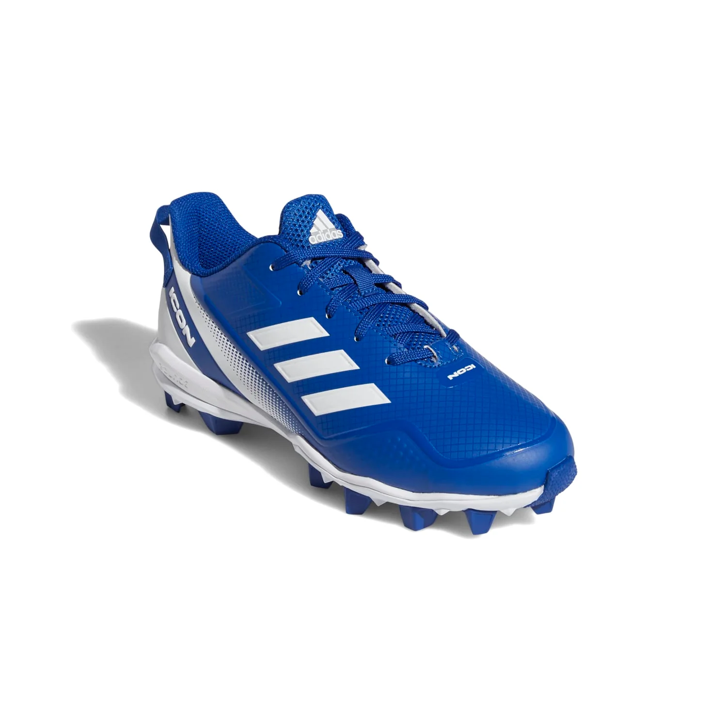 Adidas Icon 7 Bounce Molded Youth Rubber Cleats Royal/White 5.5 - Image 19