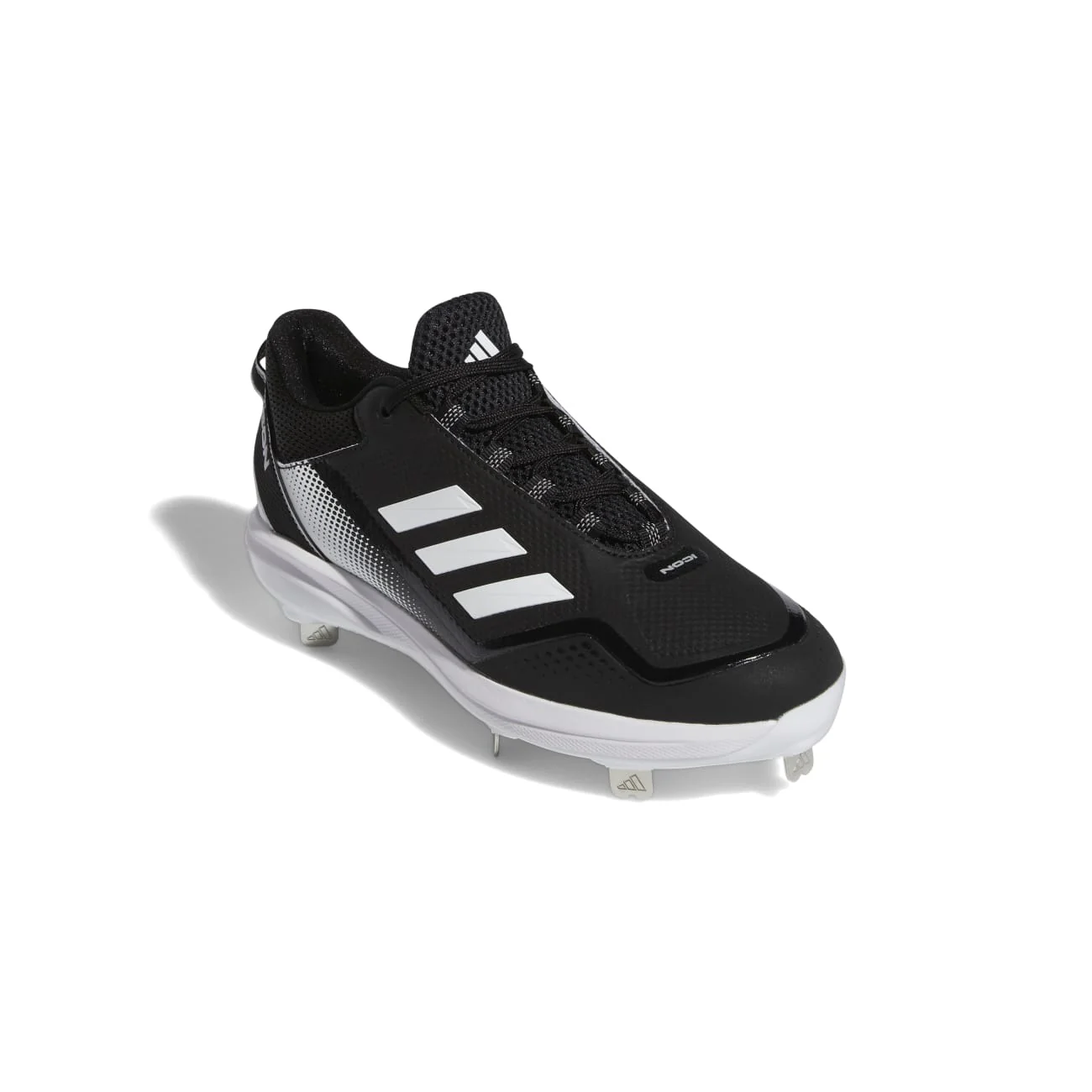 Adidas Icon 7 Metal Baseball Cleats Black/White Sz 13 - Image 4