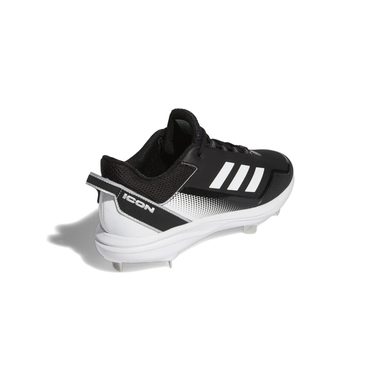Adidas Icon 7 Metal Baseball Cleats Black/White Sz 13 - Image 6