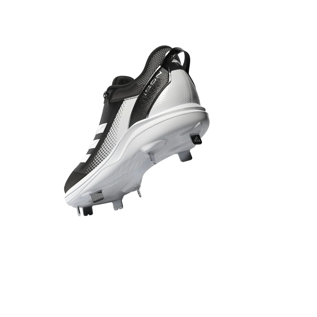 Adidas Icon 7 Metal Baseball Cleats Black/White Sz 13 - Image 8