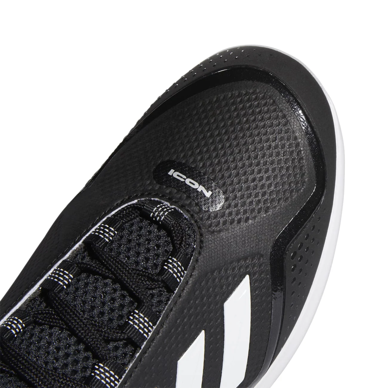 Adidas Icon 7 Metal Baseball Cleats Black/White Sz 13 - Image 9