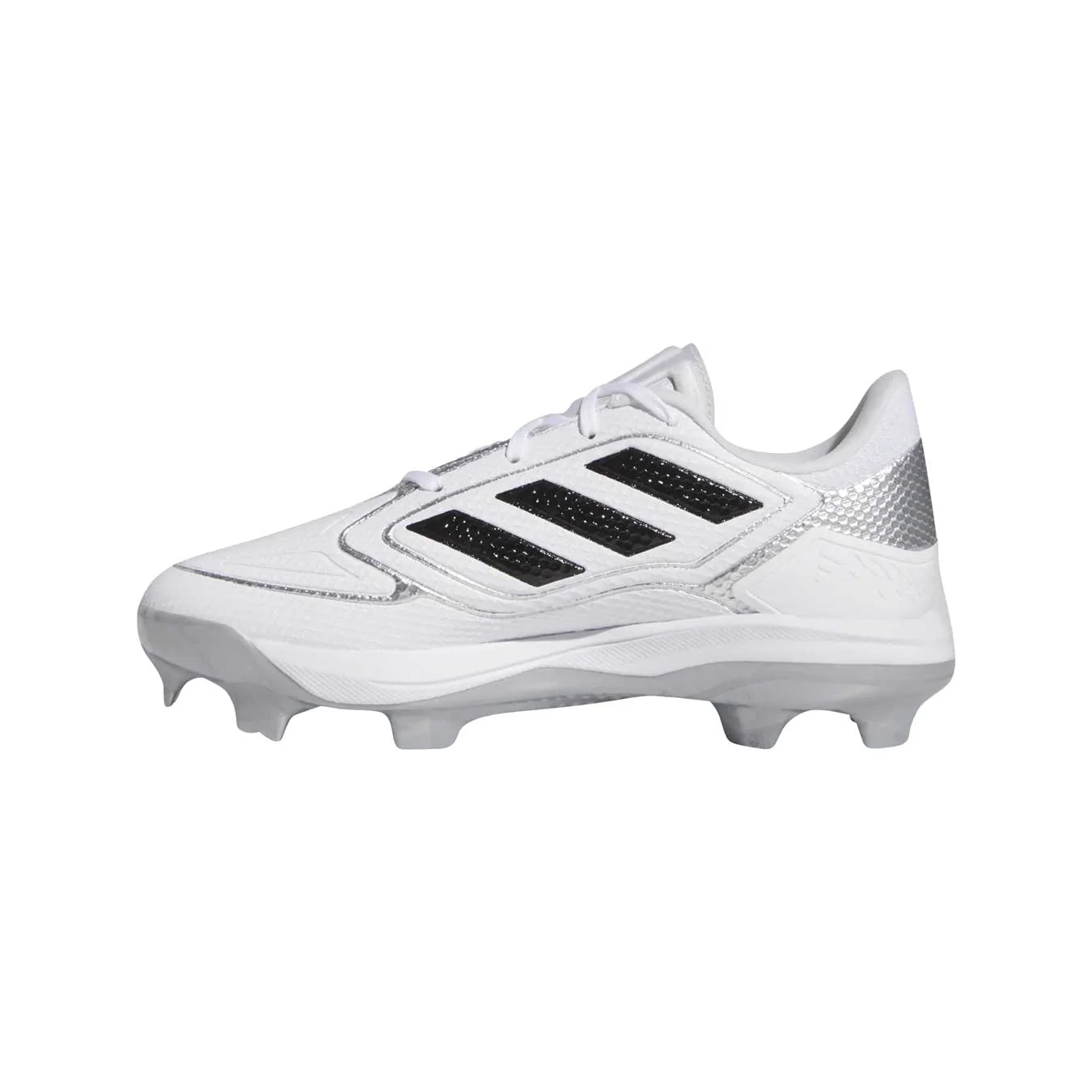 Adidas Pure Hustle Womens TPU CleatsWhite Size 10 - Image 3