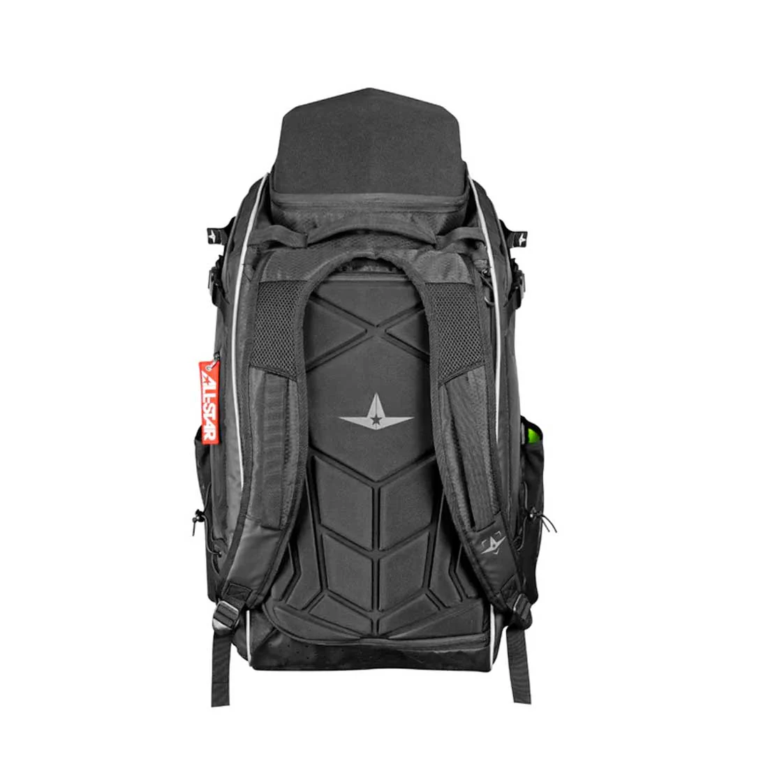 All-Star MVP Pro Dual Hybrid Series Batpack w/Glove Vault- Black - Image 2
