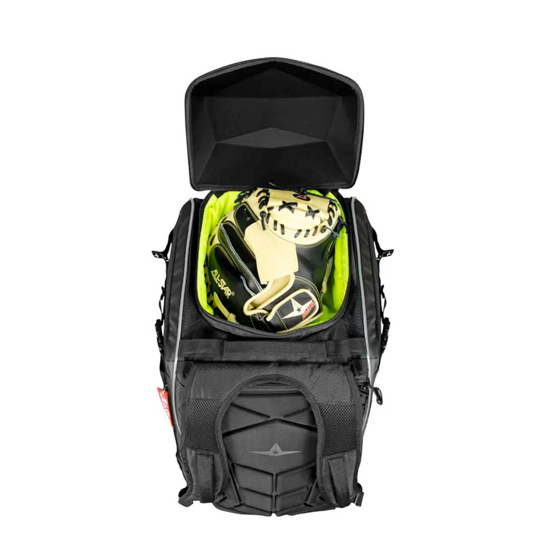 All-Star MVP Pro Dual Hybrid Series Batpack w/Glove Vault- Black - Image 4