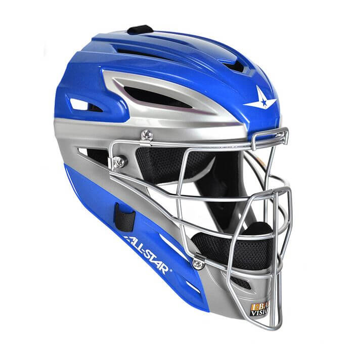All-Star System 7 MVP2500GTT Graphite Two Tone Adult Catchers Helmet - Image 5