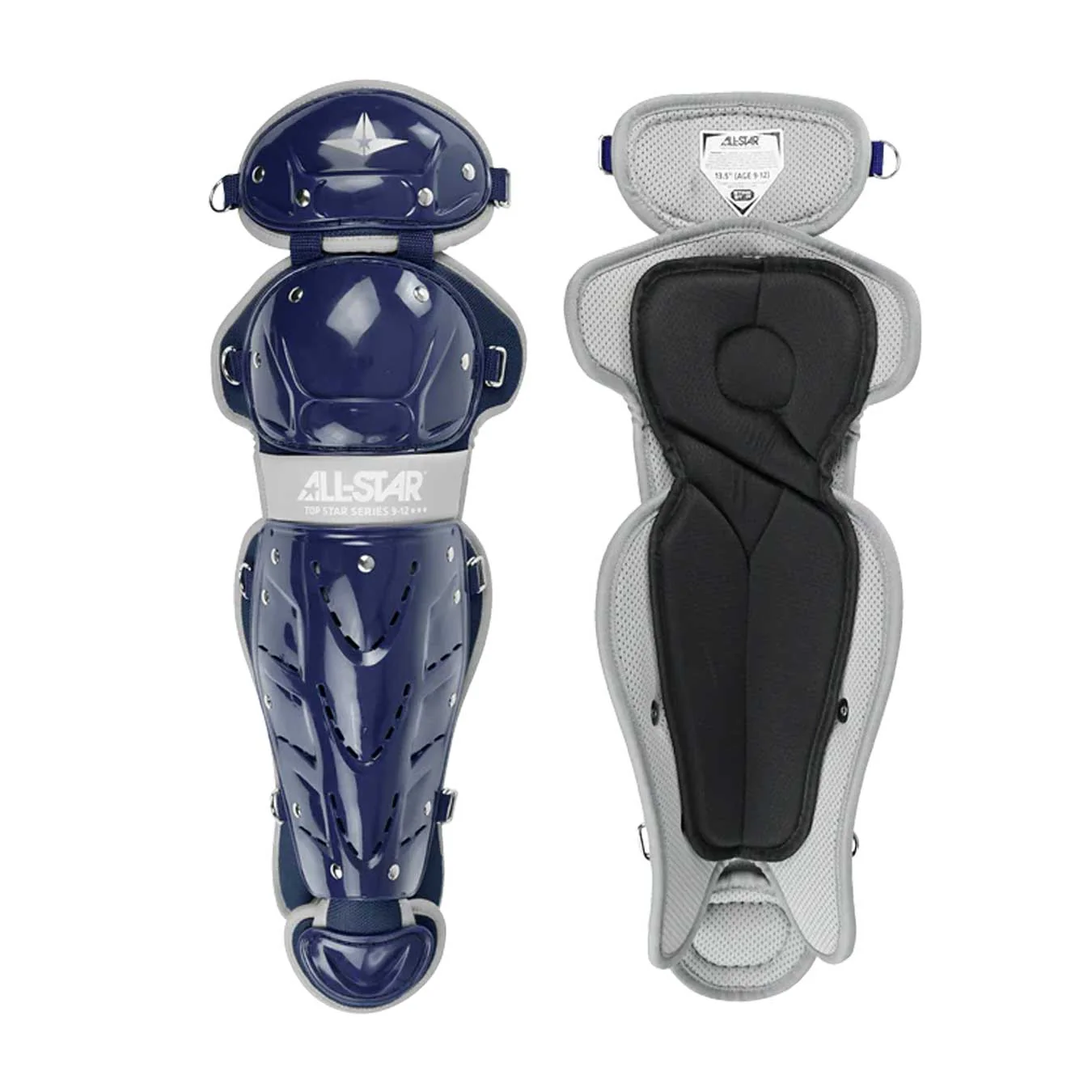 All-Star Top Star Leg Guards LG-TS-912 Ages 9-12 13.5" - Image 3