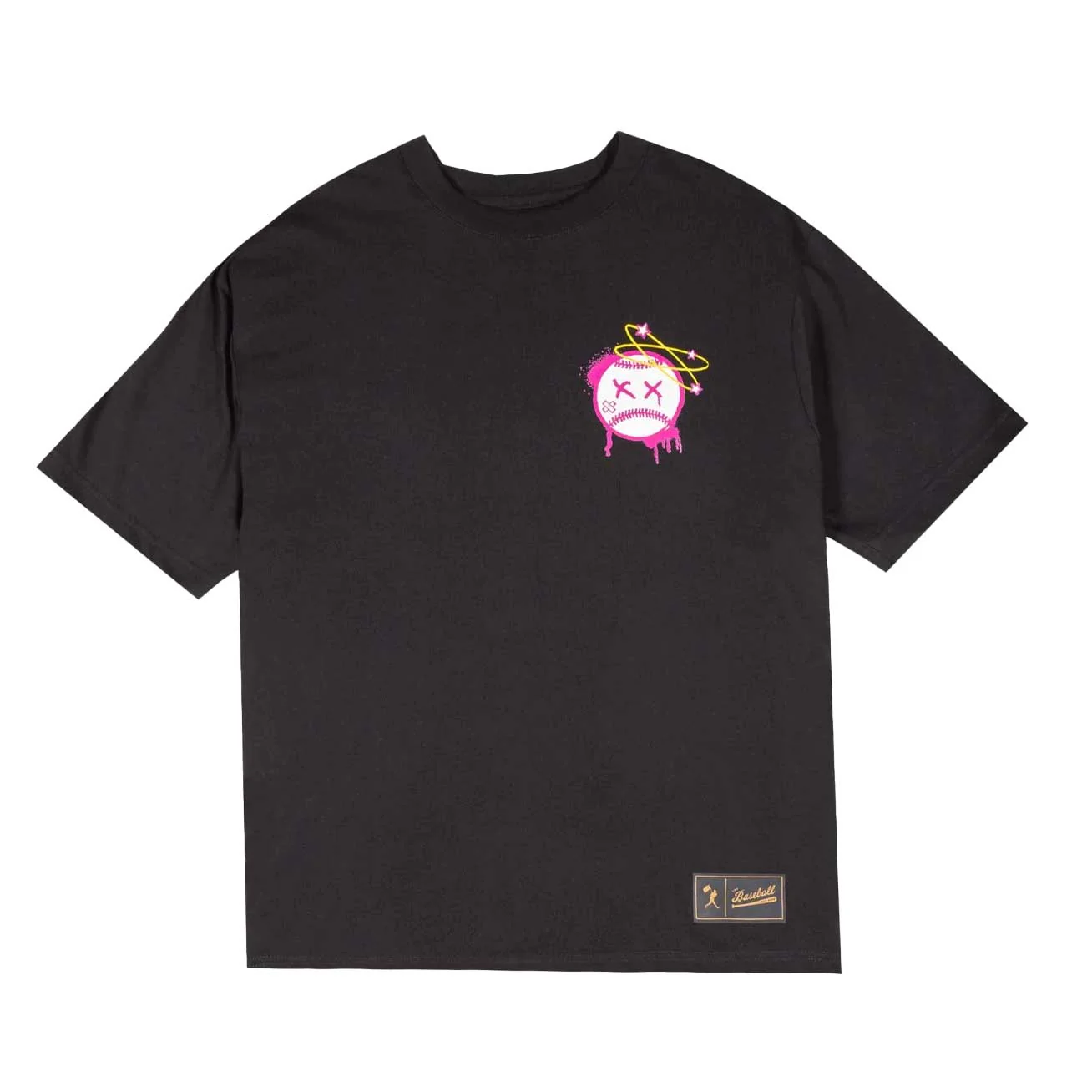 Baseballism Bat Bros Bad Day Black T-Shirt