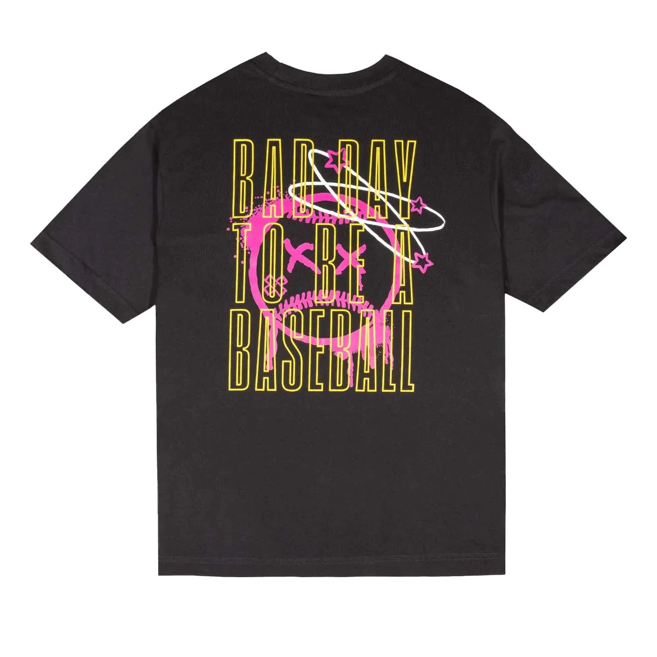 Baseballism Bat Bros Bad Day Black T-Shirt - Image 2