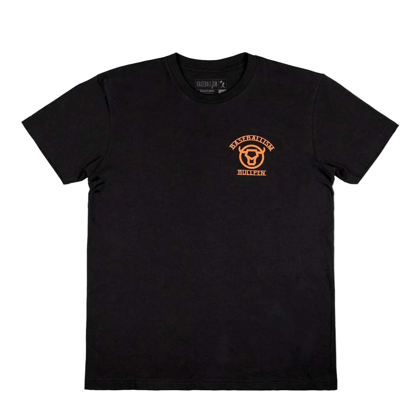 Baseballism Bullpen Black T-Shirt