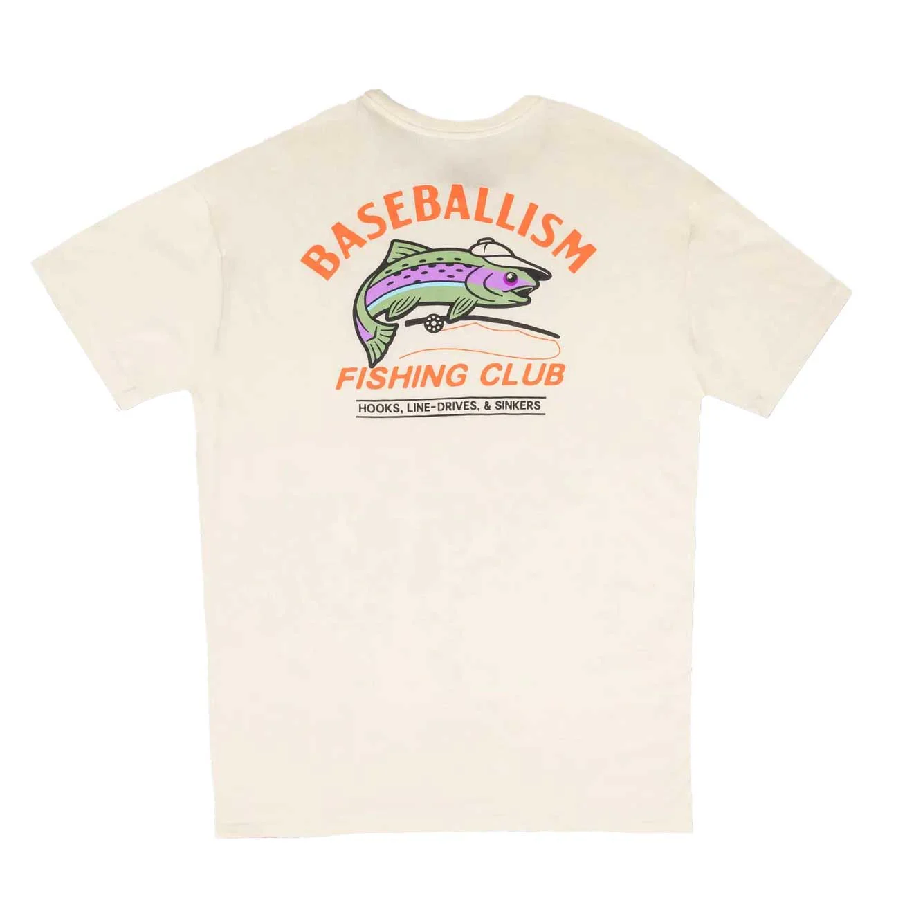 Baseballism Fishing Club T-Shirt - Image 2