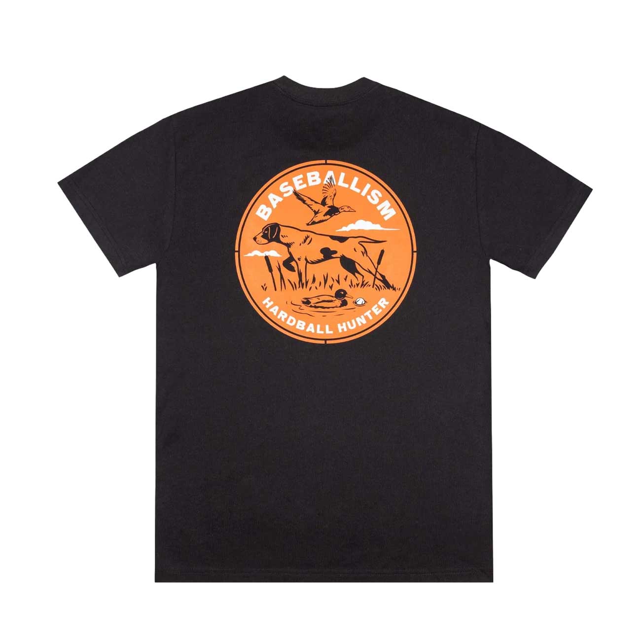 Baseballism Hardball Hunters Black T-Shirt - Image 2