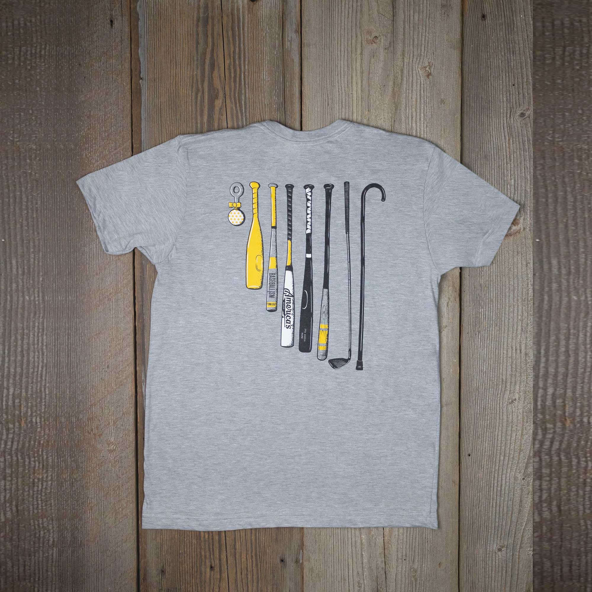 Baseballism Lifecycle of Sticks Men's T-Shirt - Image 3