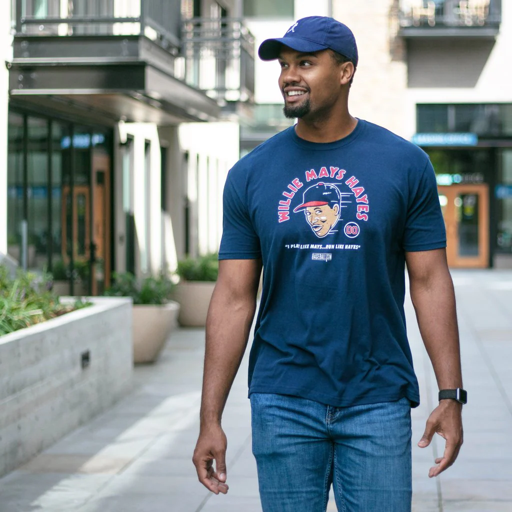 Baseballism Mays Hayes Men's T-Shirt - Image 17