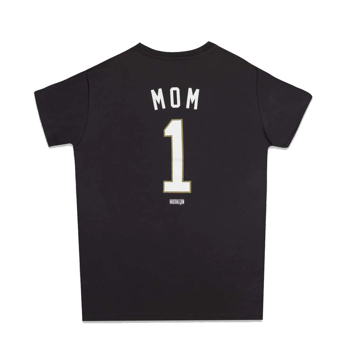 Baseballism Mom's Number 1 Warm-Up T-Shirt - Image 2