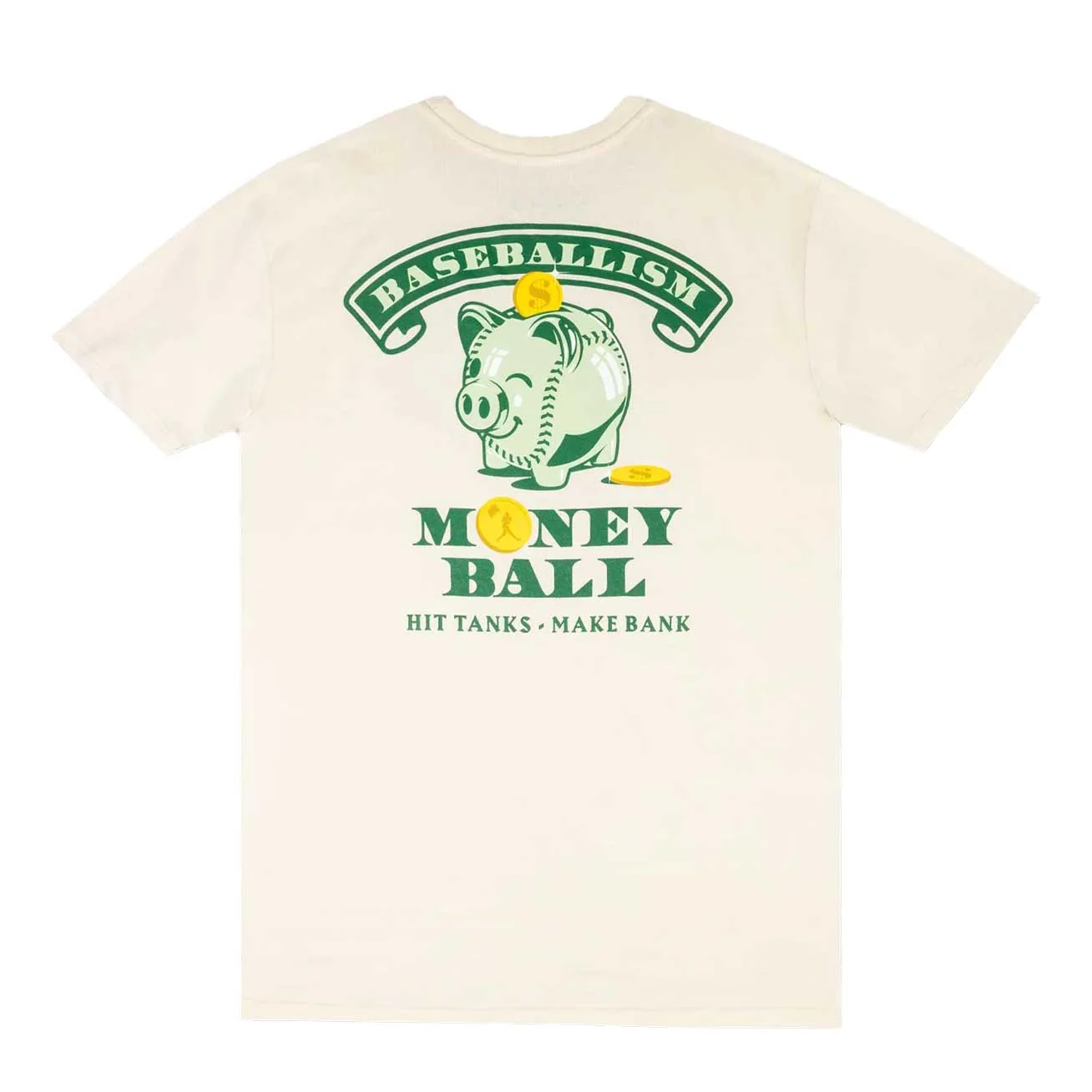 Baseballism Money Ball T-Shirt - Image 2
