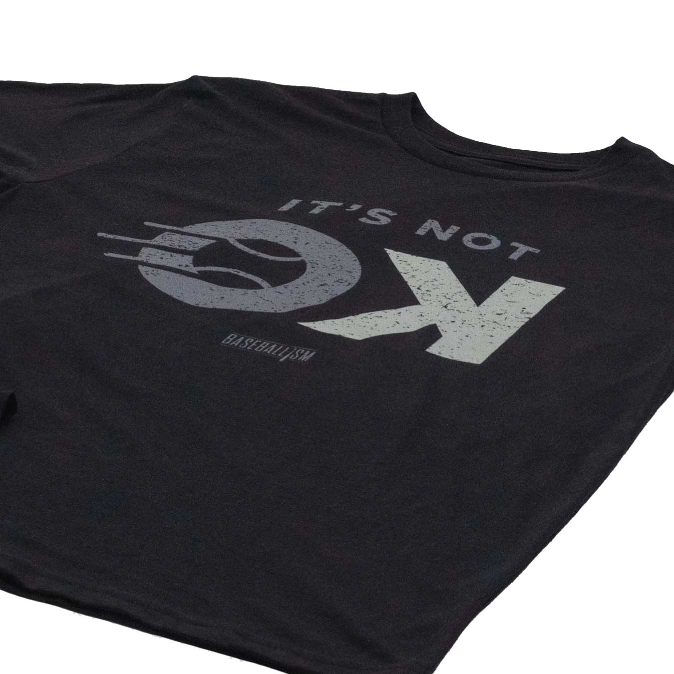 Baseballism Not OK 2.0 Men's T-Shirt - Image 2