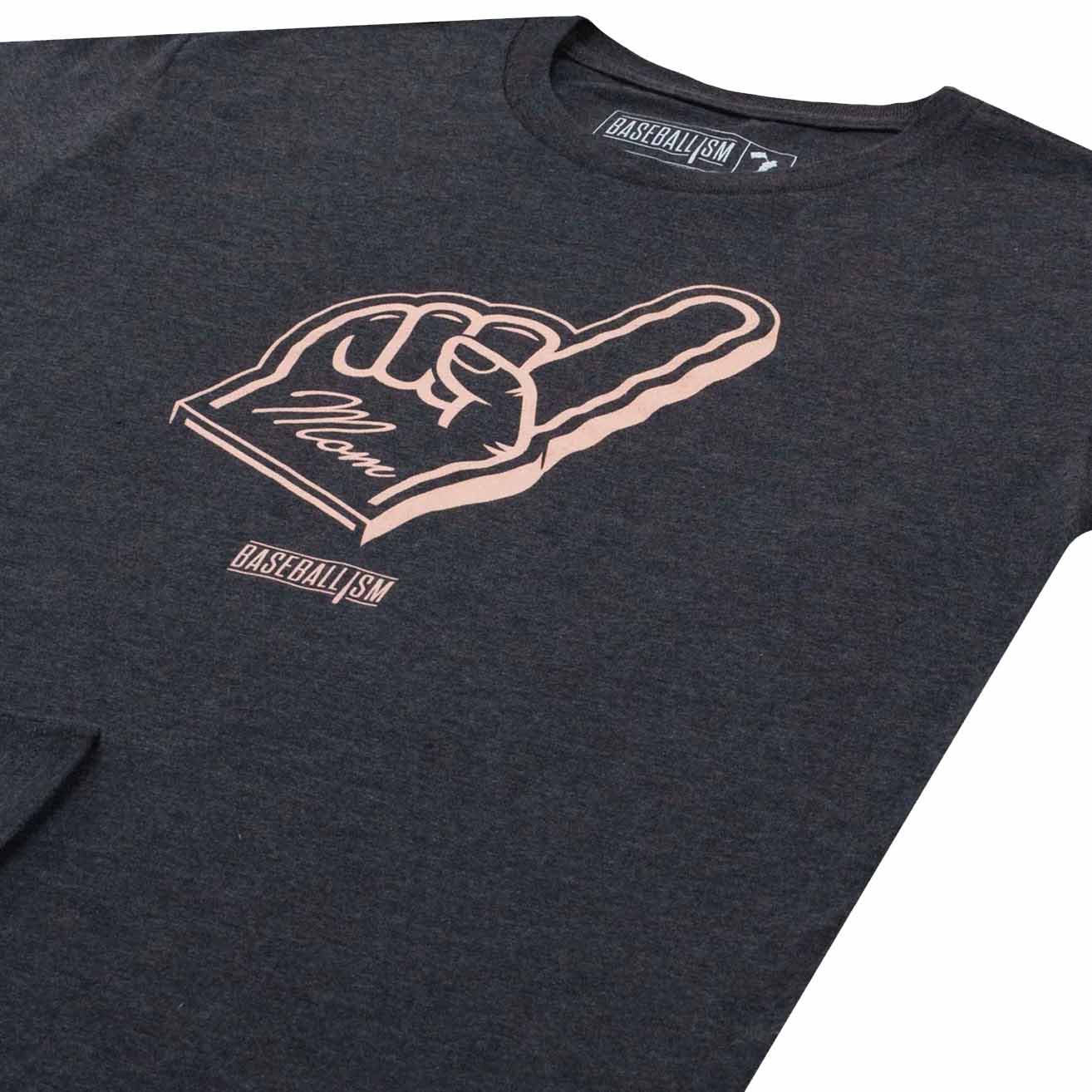 Baseballism Number One Mom T-Shirt - Image 2