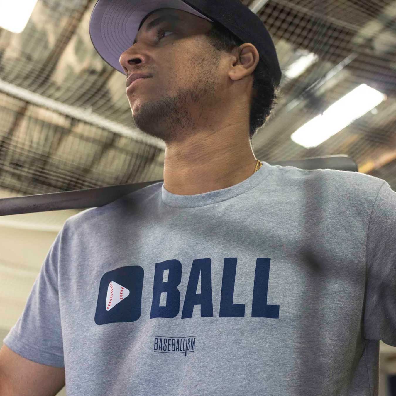 Baseballism Play Ball Men's T-Shirt - Image 3