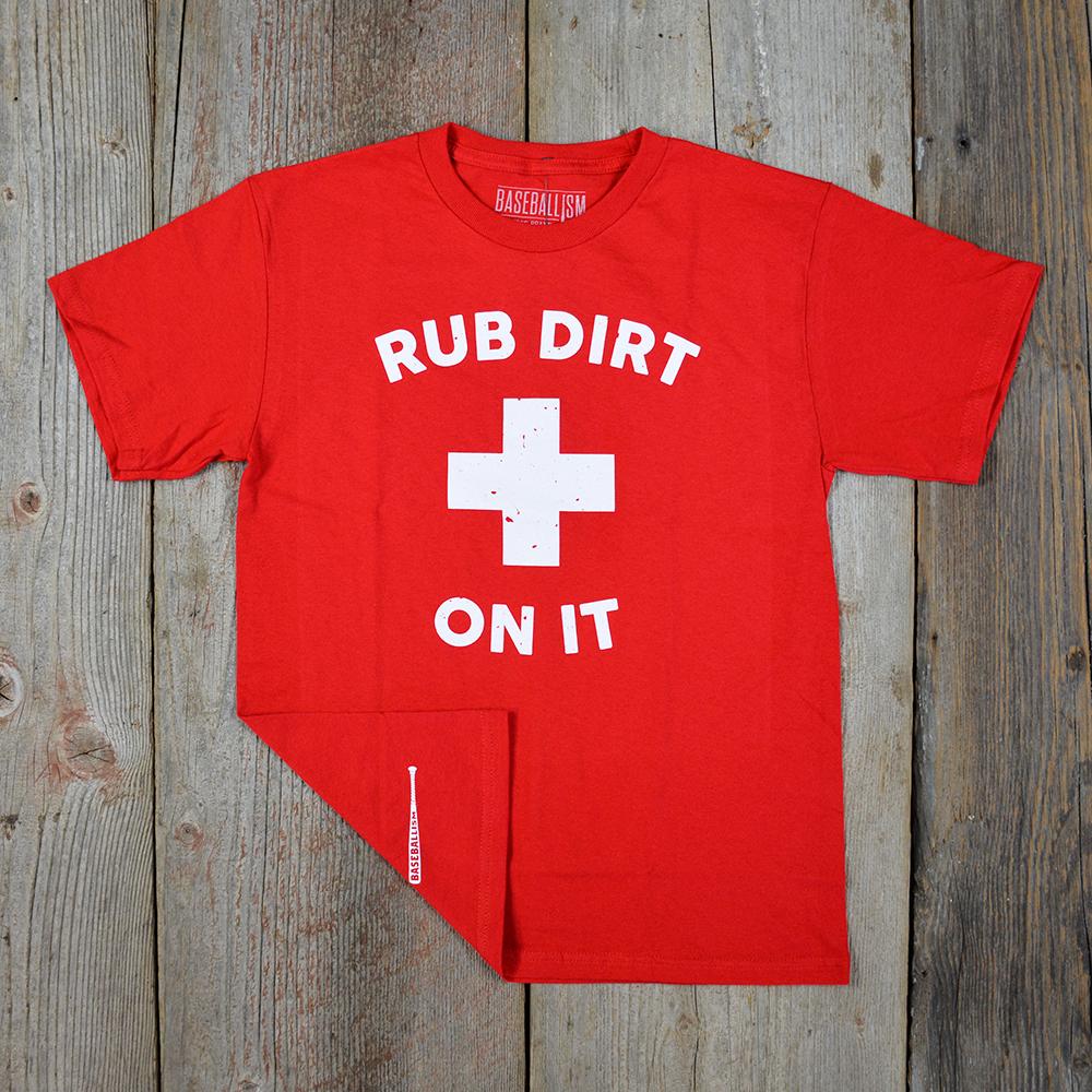 Baseballism Rub Dirt on it Youth T-Shirt - Image 5