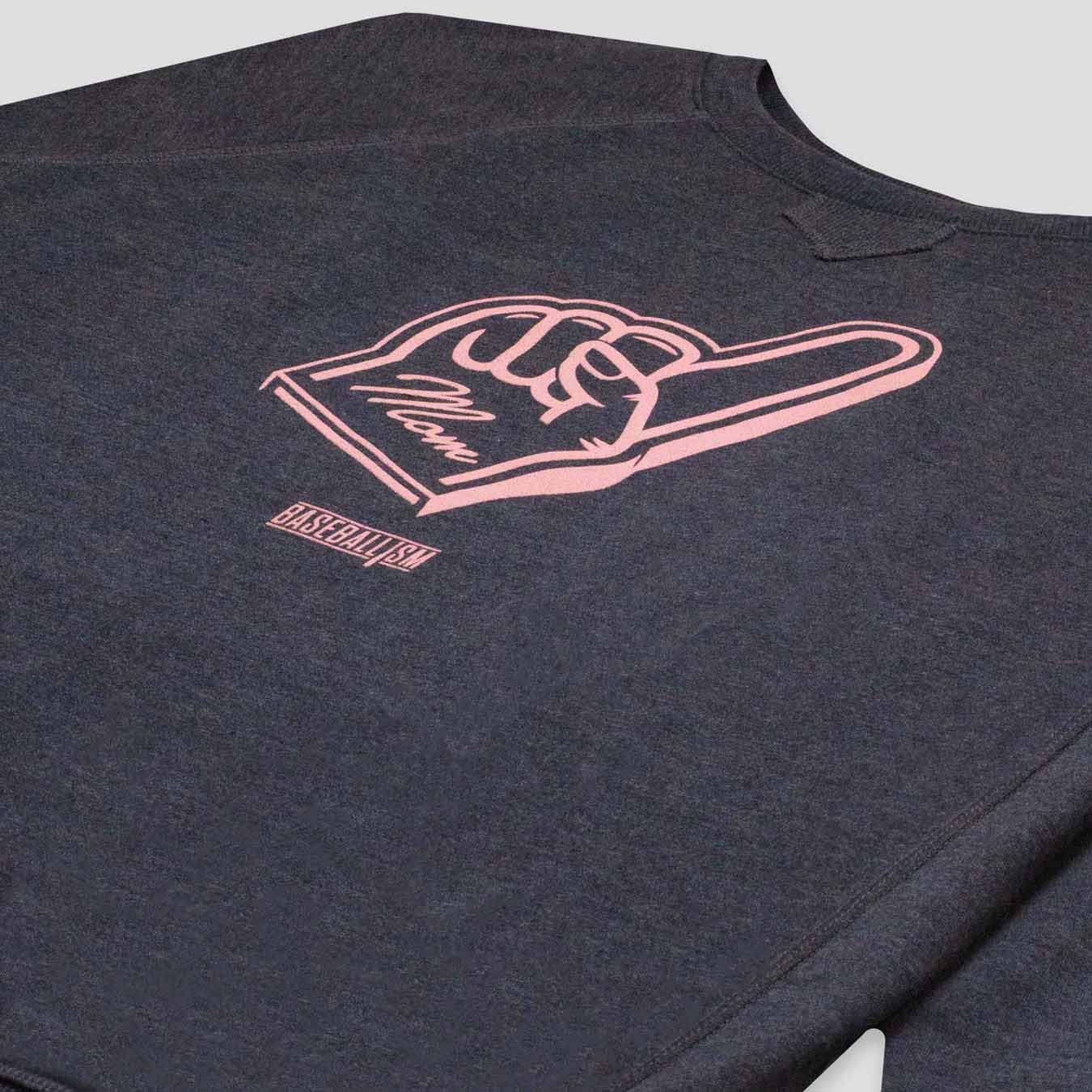 Baseballism Number One Mom Crew Neck - Image 2