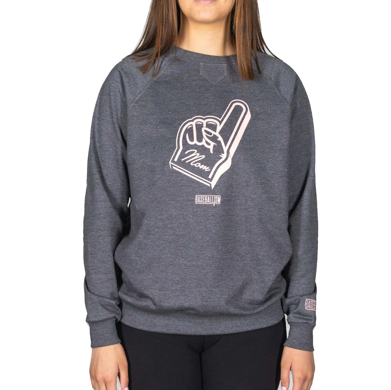 Baseballism Number One Mom Crew Neck - Image 4