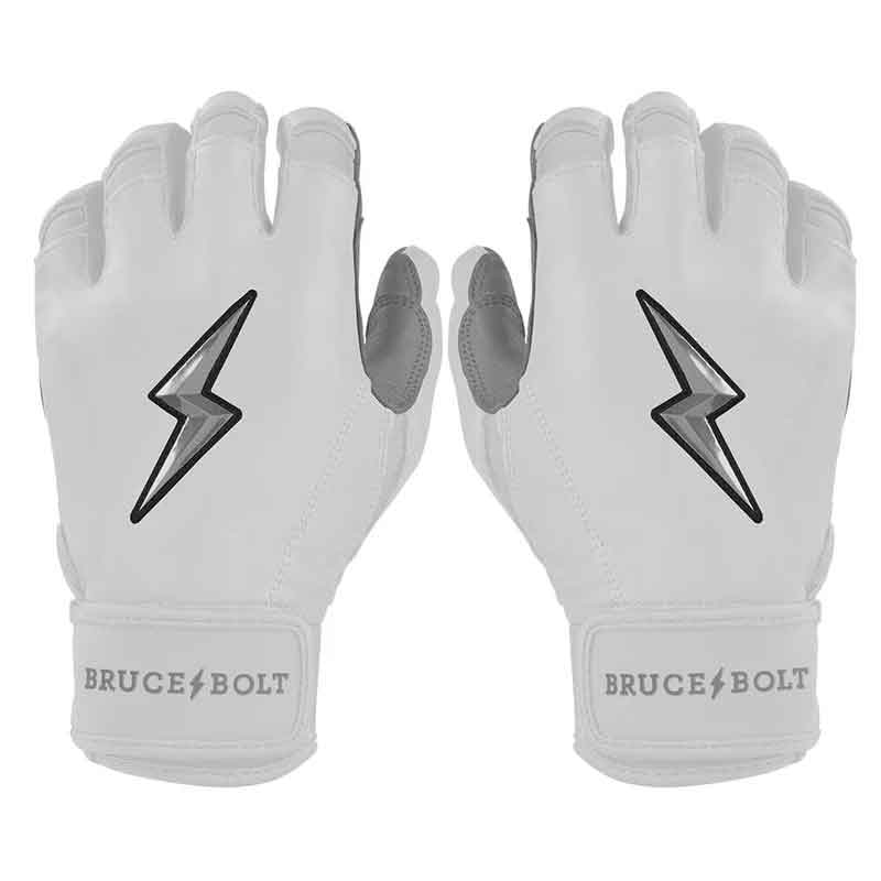 Bruce Bolt Chrome Series Short Cuff Batting Gloves-Womens - Image 3