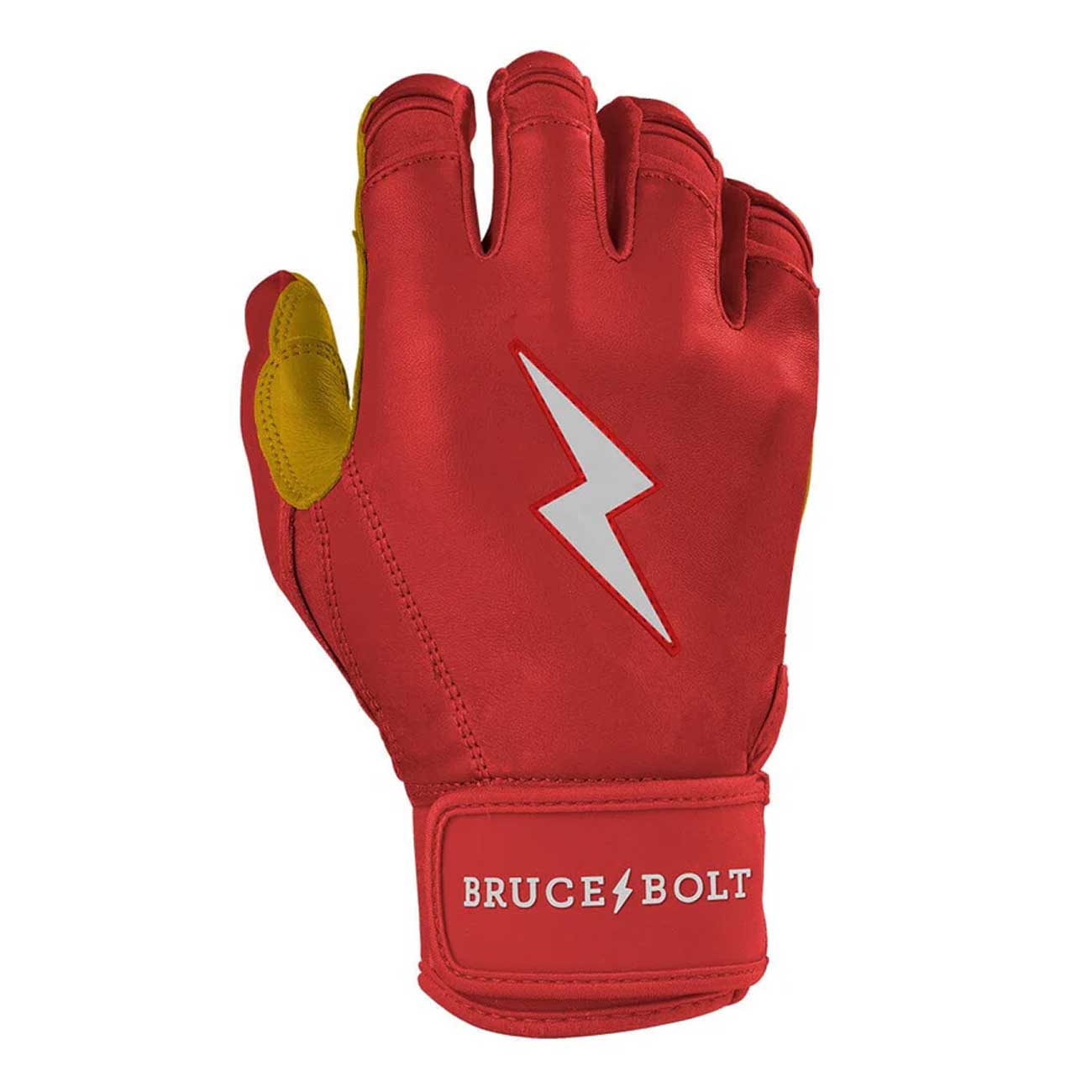 Bruce Bolt Original Series Short Cuff Batting Gloves-Adult - Image 10