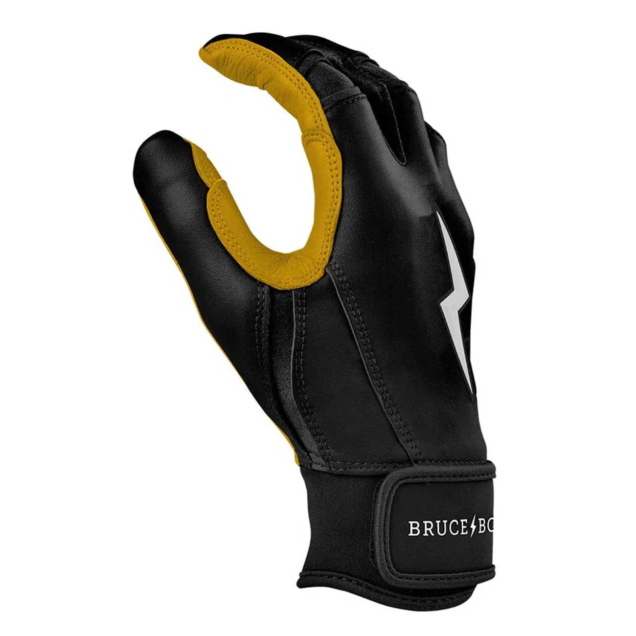 Bruce Bolt Original Series Short Cuff Batting Gloves-Adult - Image 4