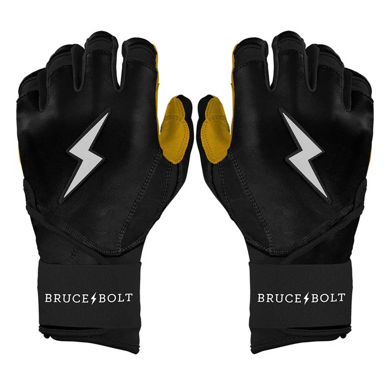 Bruce Bolt Original Series Long Cuff Batting Gloves-Adult - Image 3