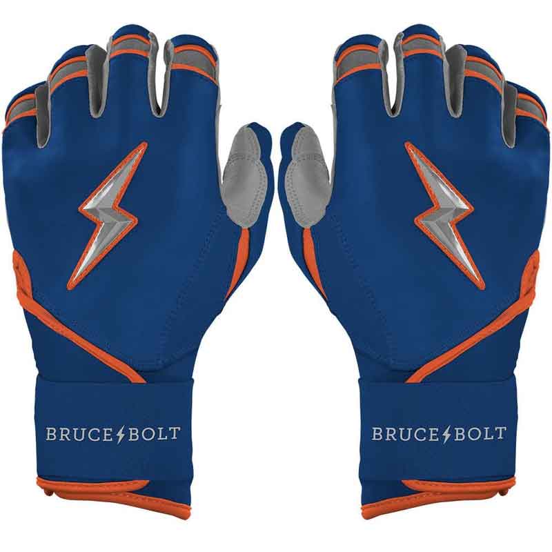 Bruce Bolt Signature Series Long Cuff Batting Gloves-Adult - Image 15