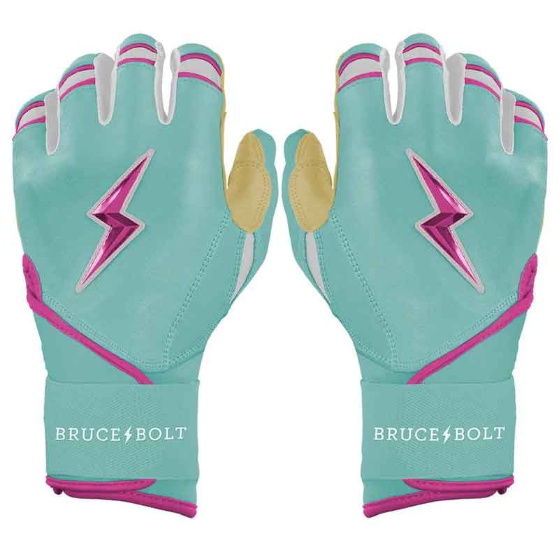 Bruce Bolt Signature Series Long Cuff Batting Gloves-Adult - Image 17