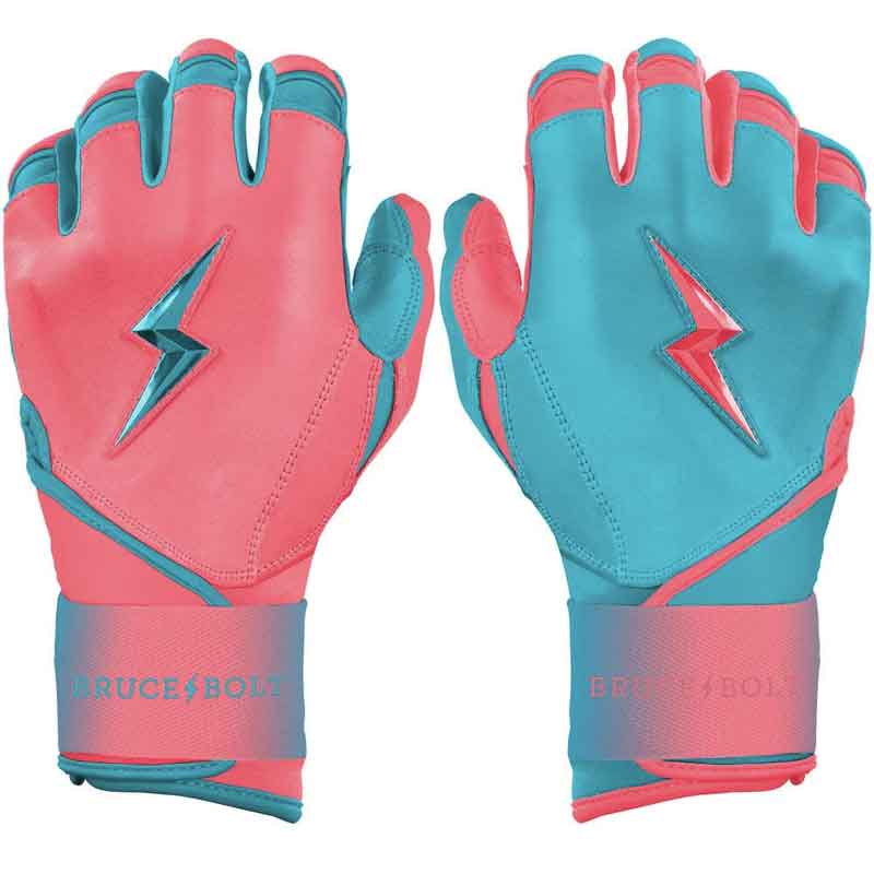 Bruce Bolt Signature Series Long Cuff Batting Gloves-Adult - Image 11