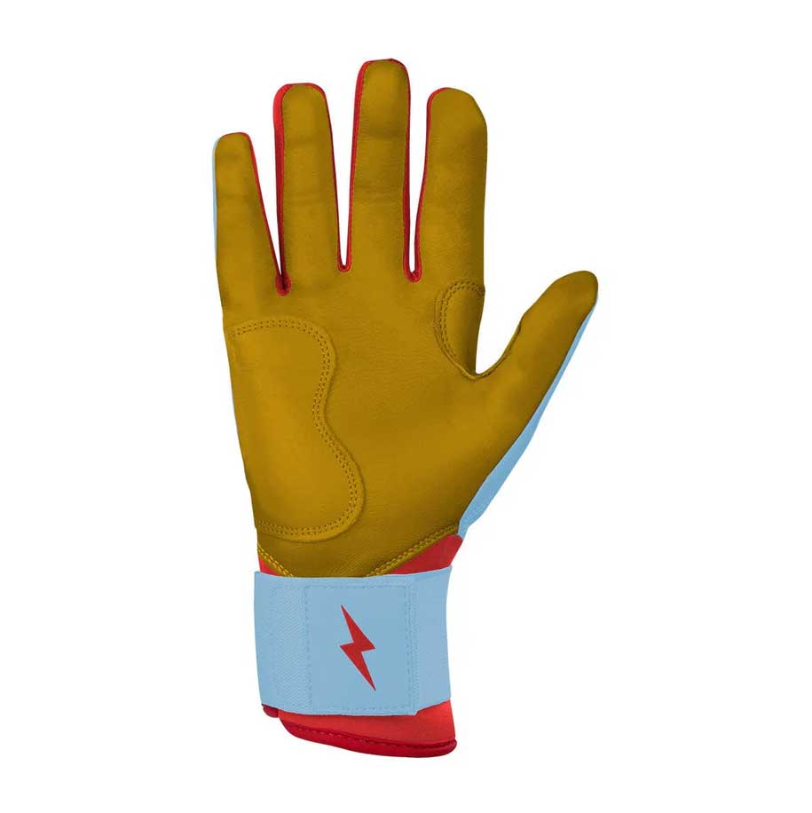 Bruce Bolt Signature Series Long Cuff Batting Gloves-Adult - Image 7