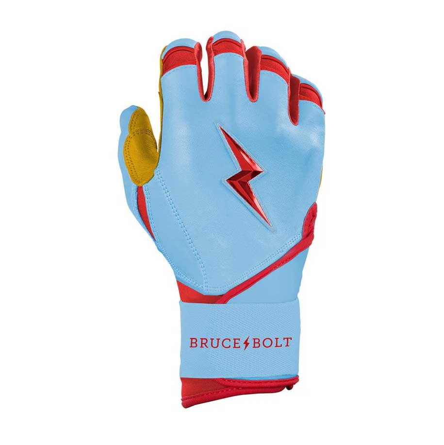 Bruce Bolt Signature Series Long Cuff Batting Gloves-Adult - Image 8