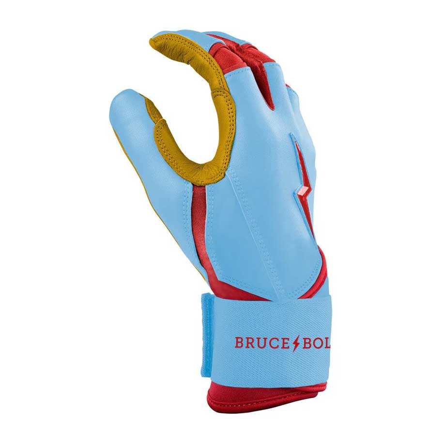 Bruce Bolt Signature Series Short Cuff Batting Gloves-Adult - Image 7