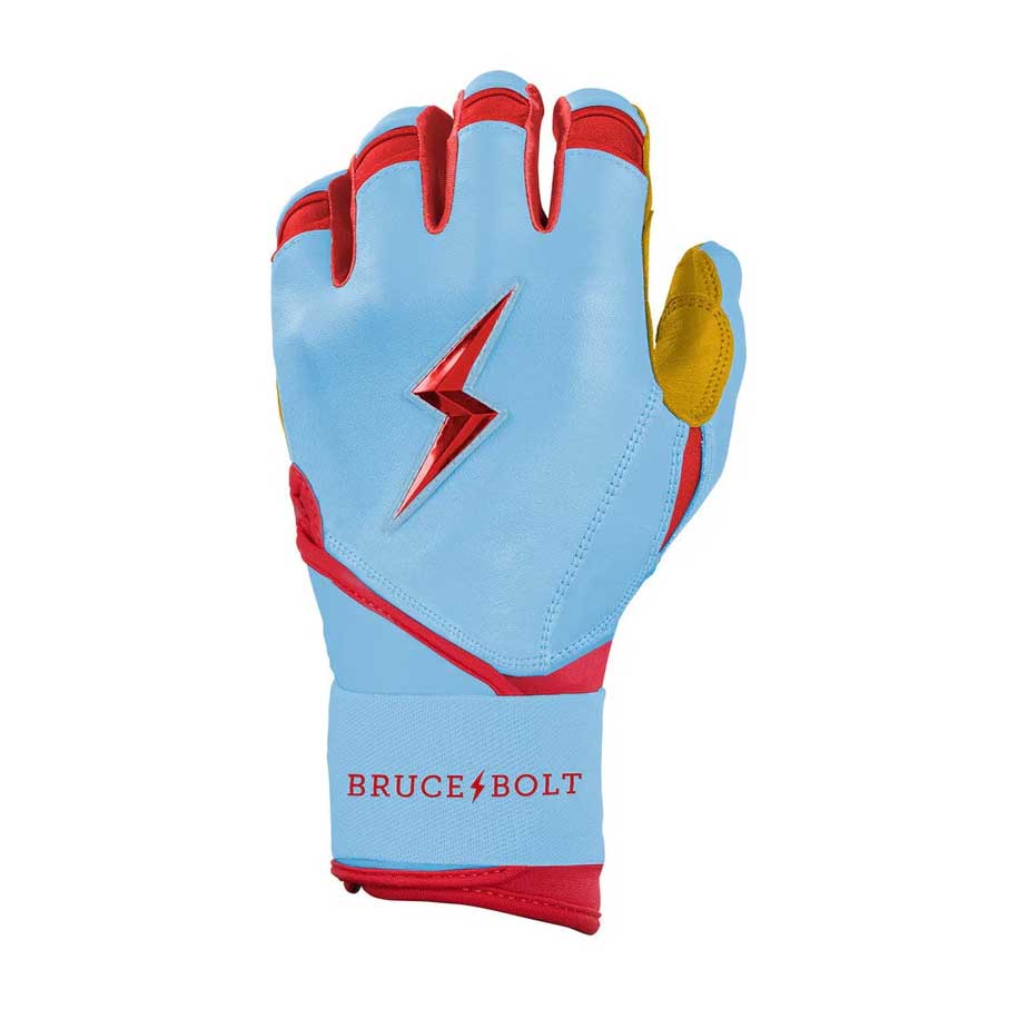 Bruce Bolt Signature Series Short Cuff Batting Gloves-Adult - Image 8