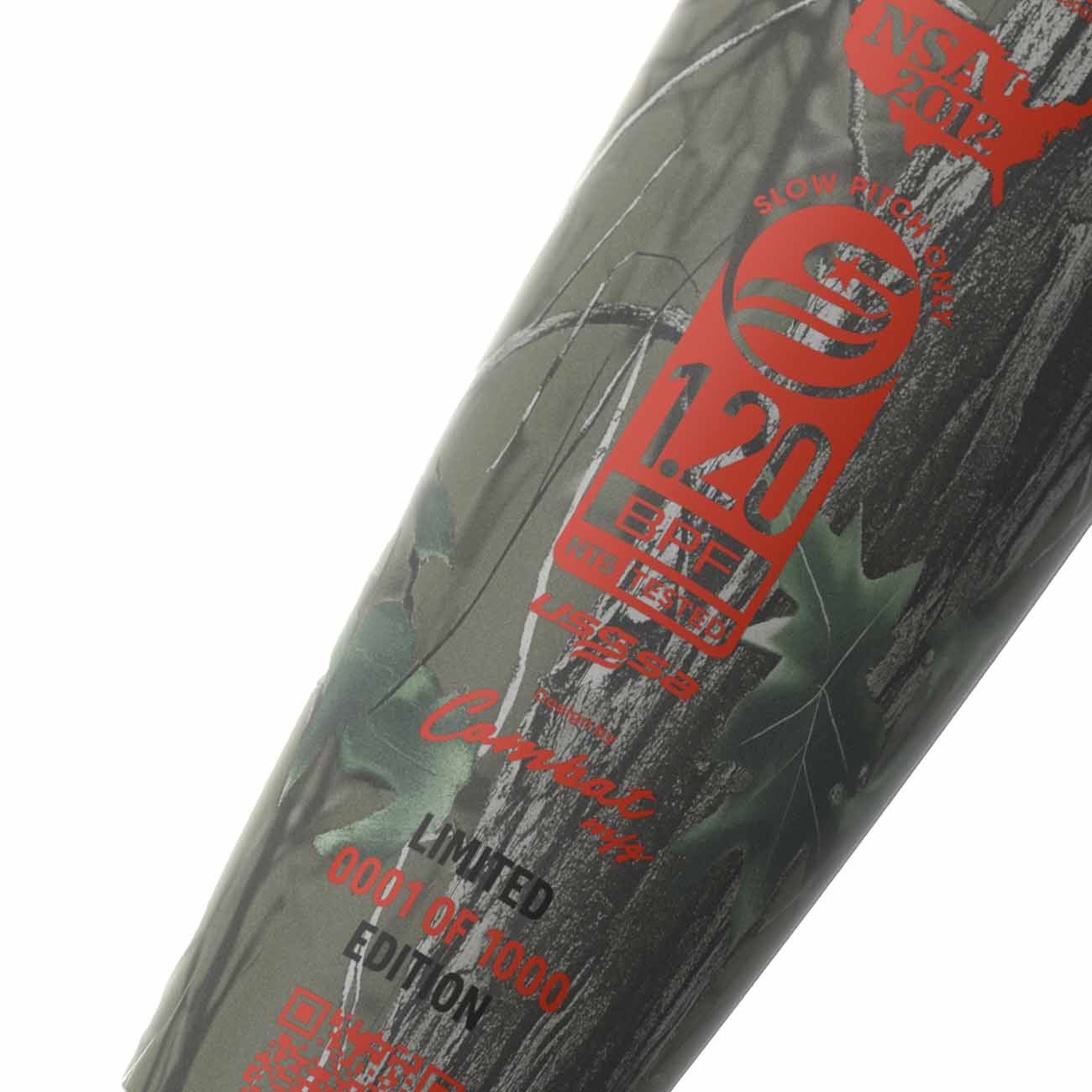 Combat "Shooters Shoot " 1-PC End Load CSU6OBJ1L 12.75" USSSA - Image 2