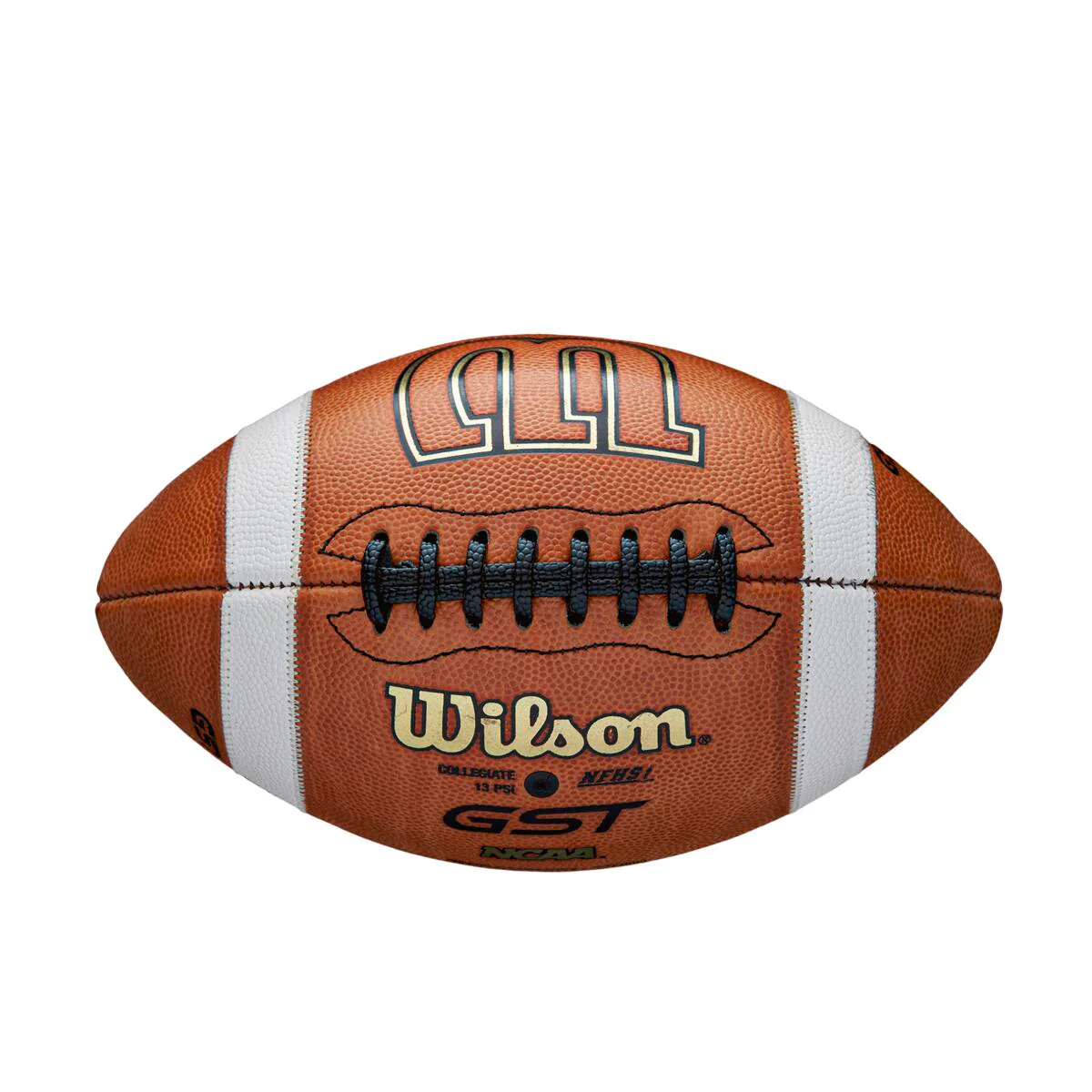 Wilson GST Leather Game Football - Official - Image 3