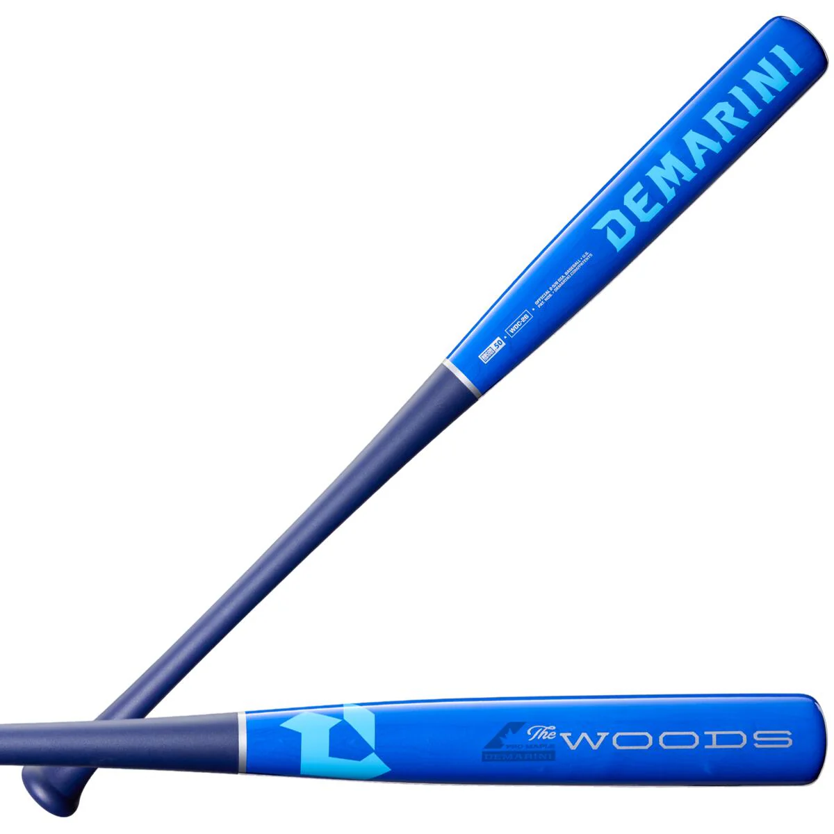 DeMarini The Woods Blue Wood Composite Bat BBCOR -3oz - Image 6