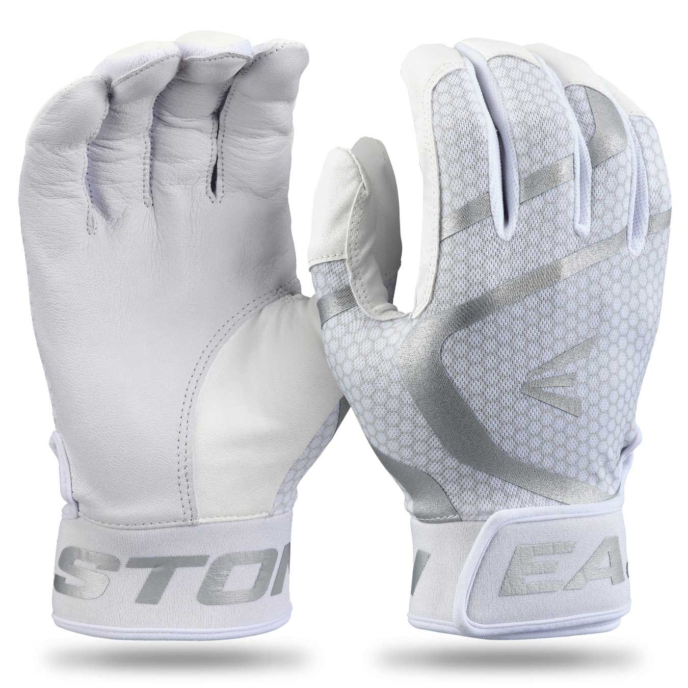 Easton MAV Gametime Batting Gloves-Adult White - Image 4