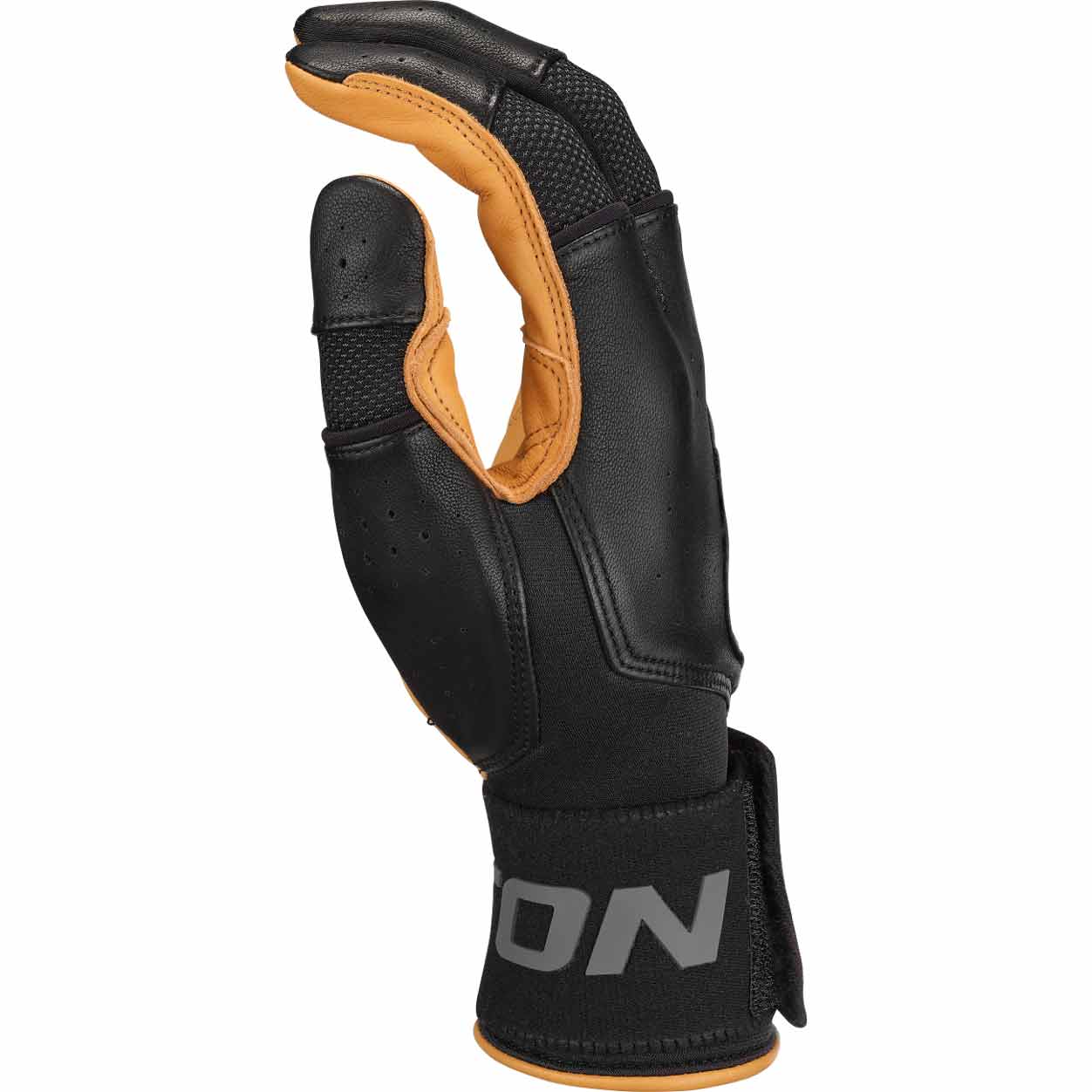 Easton MAV Pro Locked In Batting Gloves Caramel/Black - Image 3