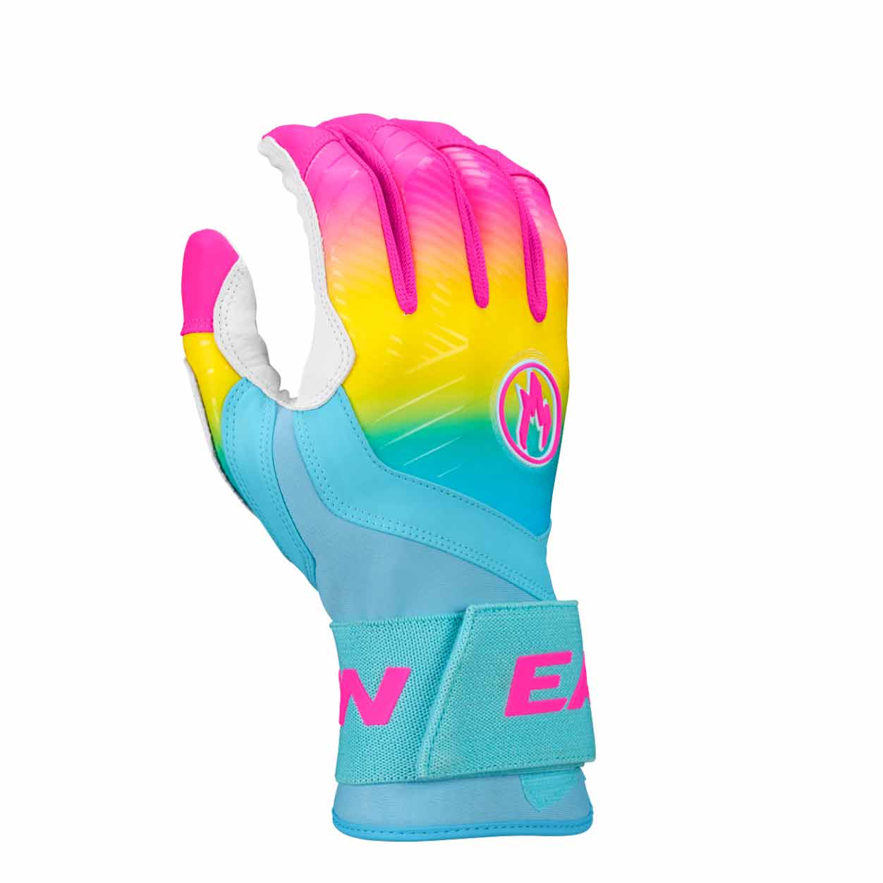 Easton Walk-Off Ethos Locked-In Youth Batting Gloves-Hype Fire