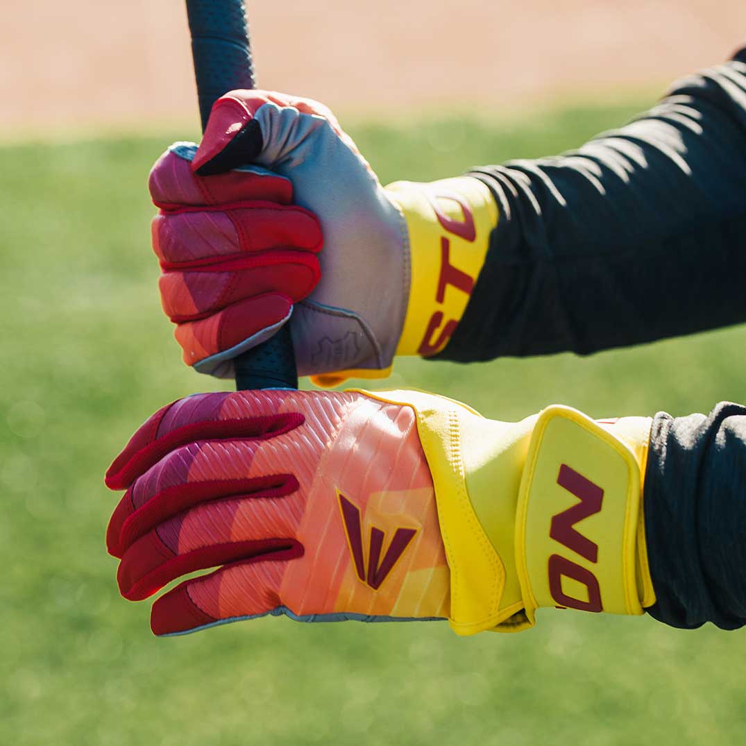Easton Walkoff Ethos Hype Fire Adult Batting Gloves - Image 4